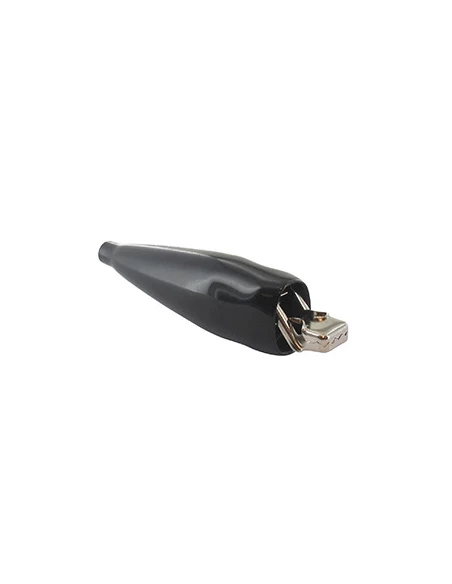 Lot de 10 pinces clip 10A. Gainé noir (positif). Réassort de notre coffret 9218341.