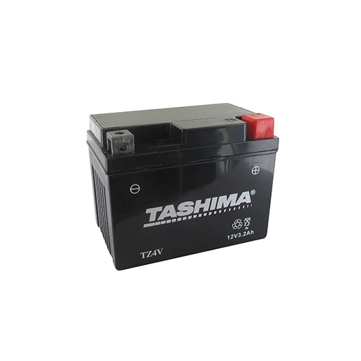 Batterie renforcée et sans entretien (AGM) 12V, 3A. L: 113mm, l: 70mm, H: 85mm, + à droite. - Batterie à mettre en acide avant d