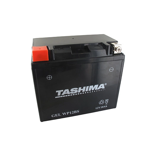 Batterie plomb étanche gel/agm 12V WP, 10A. L: 152, L: 88, H:131mm, + à gauche. - Batterie à mettre en acide avant d'être délivr