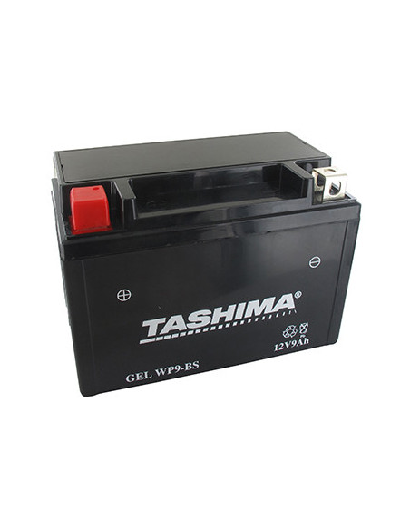 Batterie plomb étanche gel/agm 12V WP, 8A. L: 150, l: 86, H:105mm, + à gauche. - Batterie à mettre en acide avant d'être délivré