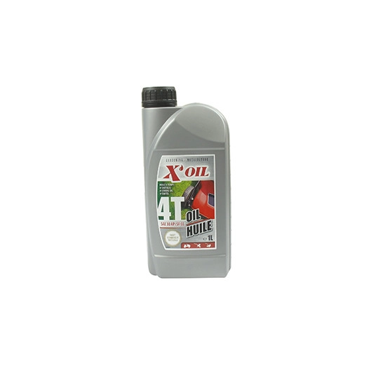 Huile Moteur 4 temps X'OIL, SAE30 API SJ/CD, JASO MA, en bidon d'1 litre .
