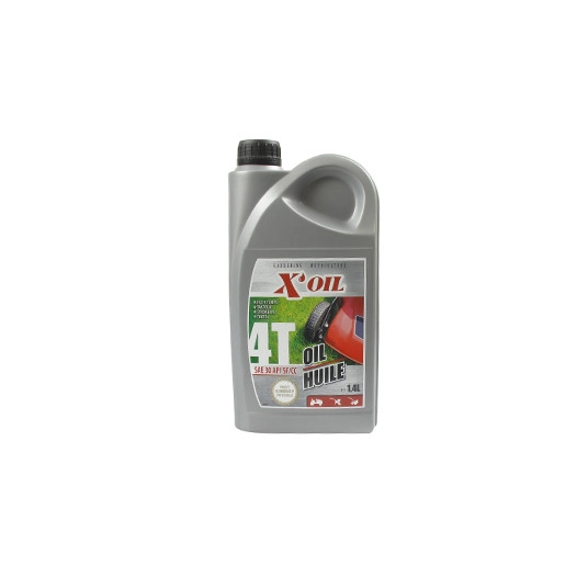 12 Huile Moteur 4 temps X'OIL, SAE30 API SJ/CD, JASO MA, en bidon d'1,4 litre .
