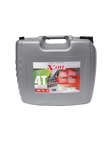 Huile Moteur 4 temps X'OIL, SAE30 API SJ/CD, JASO MA, en bidon de 20 litres.