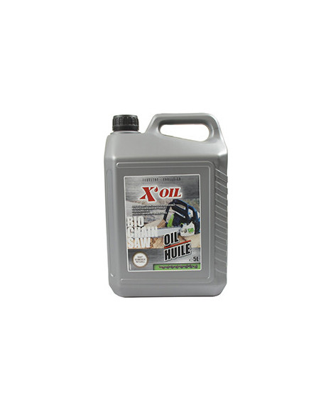 Huile de chaîne X'OIL BIODEGRADABLE Bidon de 5L ( BC68 )