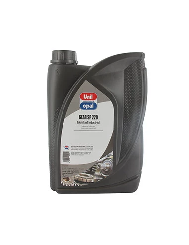 Huile hydraulique UNIL OPAL ISO220. Densité à 15°C: 888 kg/ml. Viscosité à 40°C/100°C: 232,8/19,8 mm²/s. Indice de viscosité: 96