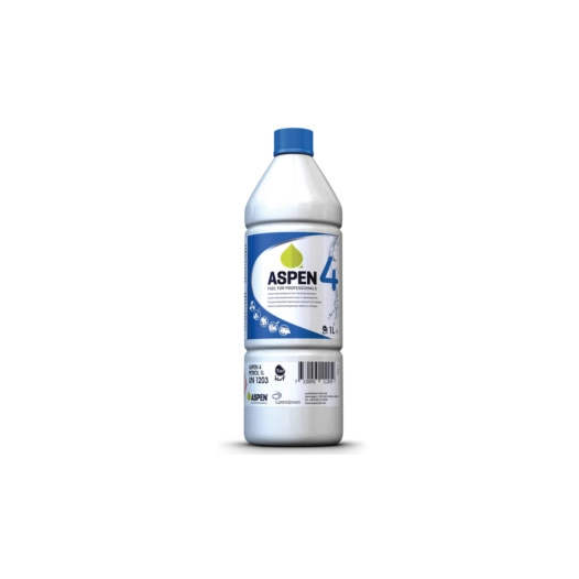 Carburant ASPEN 4 pour moteurs 4 temps. 1 litre. Conditionnement de 12.