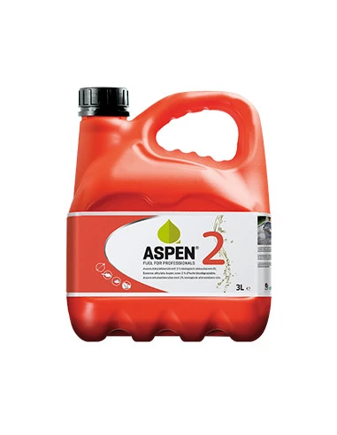 Mélange carburant essence alkylate ASPEN 2 FRT (Full Range Technology) 3 Litres pour moteurs 2 temps