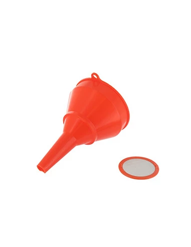 Entonnoir en plastique avec filtre Ø: 100mm .