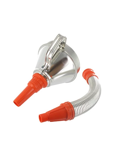 Entonnoir en métal galvanisé. Ø: 160mm - Livré avec Filtre & flexible.