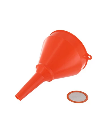 Entonnoir en plastique avec Filtre Ø: 145mm .