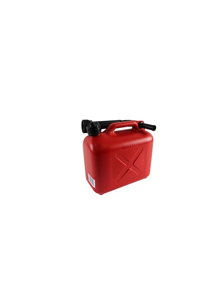 Jerrican plastique avec bec verseur 5 litres. Norme UN:3H1/Y/150/08 .