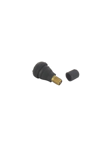 Valve complète pour pneumatique tubeless, modèle court (type TR412) - Longueur totale: 28,2mm