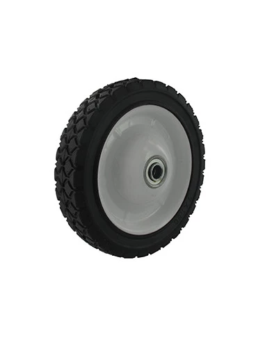 Roue en acier à moyeu déporté universelle - Ø: ext: 178mm, alésage: 12,7mm - Largeur: 38mm - Long moyeu: 35mm - Profil diamant