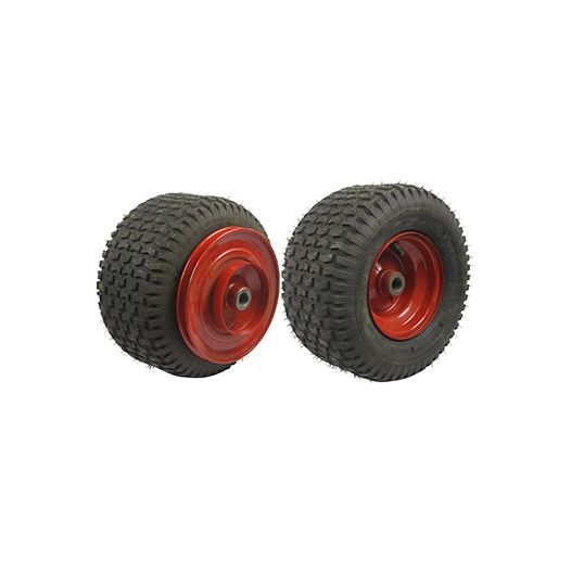 Roue complète avec poulie et tambour adaptable pour BOBCAT - BUNTON - JOHN DEERE - SNAPPER alésage: 22,2mm, Long moyeu: 165mm -