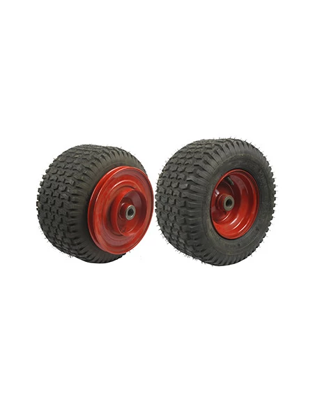 Roue complète avec poulie et tambour adaptable pour BOBCAT - BUNTON - JOHN DEERE - SNAPPER alésage: 22,2mm, Long moyeu: 165mm -