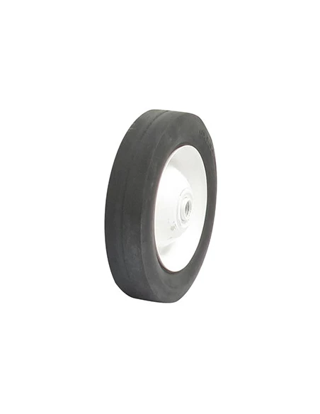 Roue acier avec bagues auto-lubrifiantes et moyeu déporté adaptable pour LAWN BOY - Ø: ext: 152mm, alésage: 12,7mm, Long moyeu: