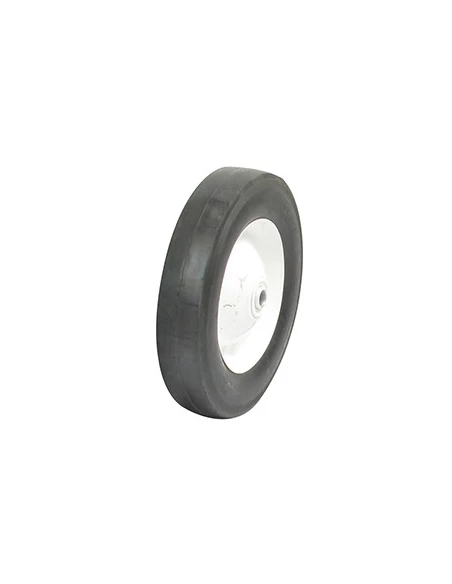 Roue en acier sur roulement moyeu déporté adaptable pour LAWN BOY - Ø: ext: 203mm - alésage: 12,7mm largeur: 44mm, Long moyeu: 3