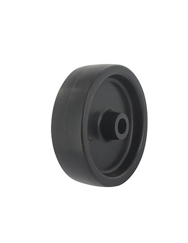 Roue anti-scalp adaptable pour JOHN DEERE - Ø: ext: 101mm, alésage: 12,7mm, Long moyeu: 35,7mm déporté. Remplace origine: M81716