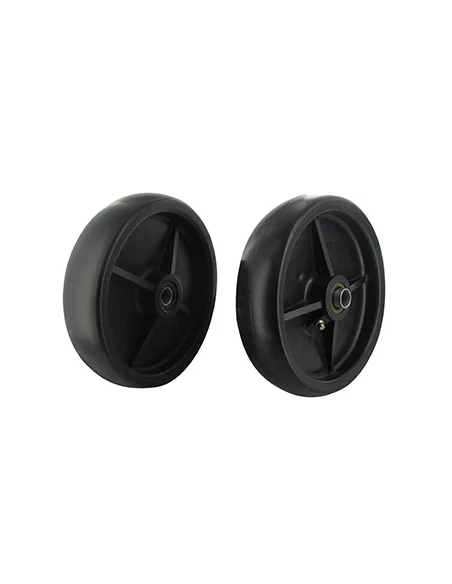 Roue anti-scalp adaptable pour JOHN DEERE - Ø: ext: 203mm, alésage: 15,87mm, Long moyeu: 62mm centré. Remplace origine: AM107561