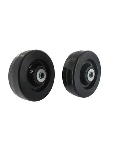 Roue anti- scalp adaptable pour JOHN DEERE - Ø: ext: 152mm, alésage: 12,7mm, Long moyeu: 62mm centré. Remplace origine: AM107558