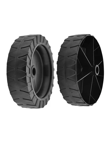 Roue pour CASTELGARDEN, modèles B390, C350, C390, K350, P350 - Ø: ext: 130mm, Ø int: 12mm, largeur: 30mm. Origine:22686081/0 , 2