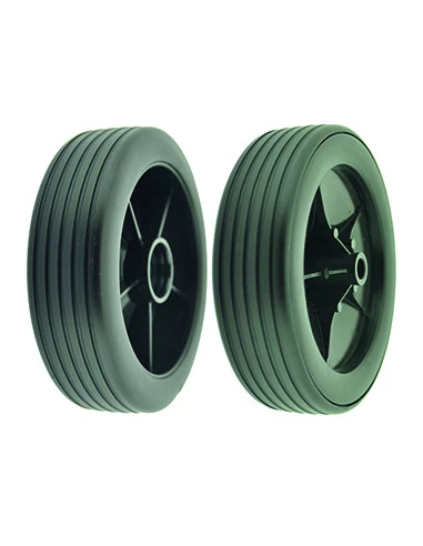 Roue GGP / CASTELGARDEN, modèles NG410, 412, 414 ,460, R432, 434 et 484- Ø: ext: 170mm, Ø int: 12mm, largeur: 46mm . Origine: 38