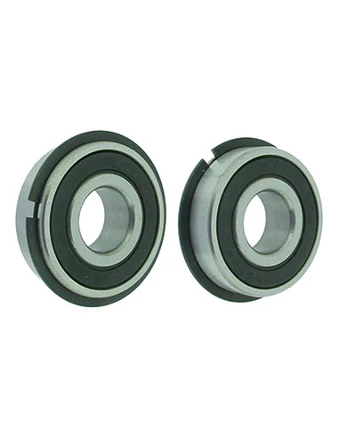 Roulement avec clips d'arrêt pour tondeuses poussées et autoportées à moteur arrière. Ø int: 15,87, Ø: ext.: 34,92, Ep: 11,11mm.