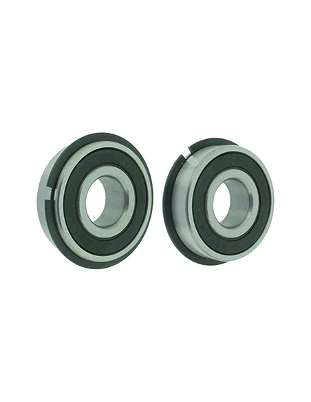 Roulement avec clips d'arrêt pour tondeuses poussées et autoportées à moteur arrière. Ø int: 15,87, Ø: ext.: 34,92, Ep: 11,11mm.