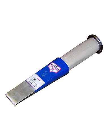 Coin acier creux 55x200mm 1400g avec manchon de sécurité en bois et anneau