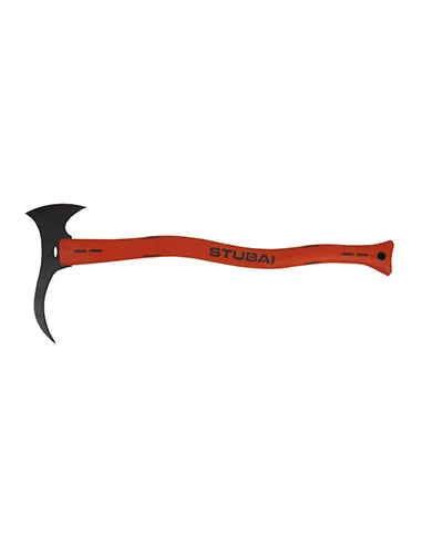 Sapie manche carbone et plastique 600mm 840g. Equipée d'une hachette pour couper les résidus de bois, écorces ou petites branche