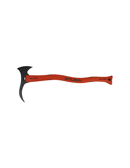 Sapie manche carbone et plastique 600mm 840g. Equipée d'une hachette pour couper les résidus de bois, écorces ou petites branche