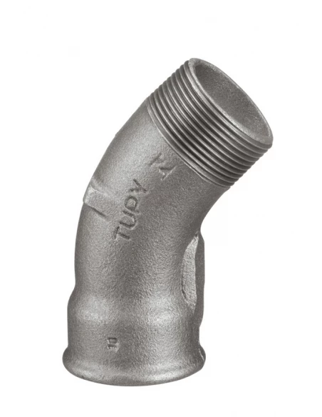 coude 45 galva n 40 mf 15x21