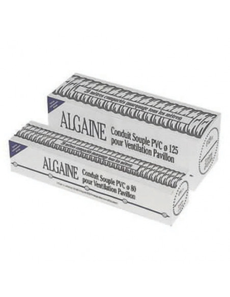 Filet de 10 mêtres Algaine standard D125mm, conduits souples plastique VMC - ALDES