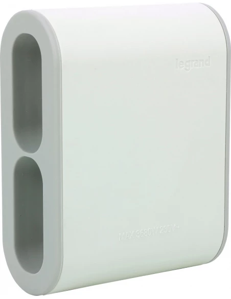 Multiprise 4 prises laterales blanche et grise - LEGRAND