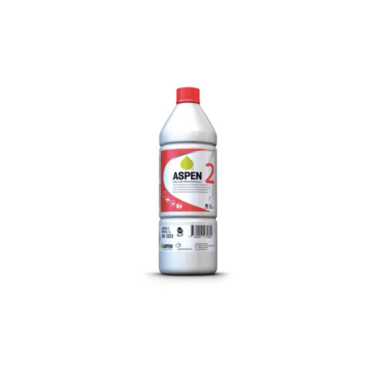 Carburant ASPEN 2 FRT (Full Range Technology) - 1 Litre pour moteurs 2 temps prêt à l'emploi avec 2%