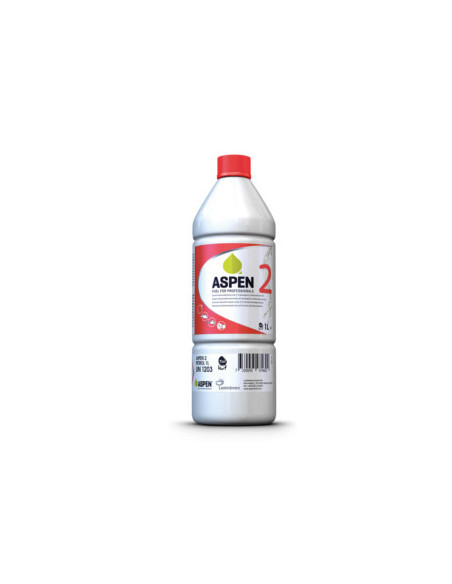 Carburant ASPEN 2 FRT (Full Range Technology) - 1 Litre pour moteurs 2 temps prêt à l'emploi avec 2%