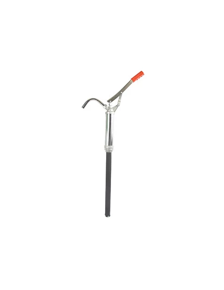 Pompe à main à piston. Débit 0,25 L/coup soit environ 25 L/min avec tuyau plongeur / Huile- Diesel extensible de 457 mm à 890 mm