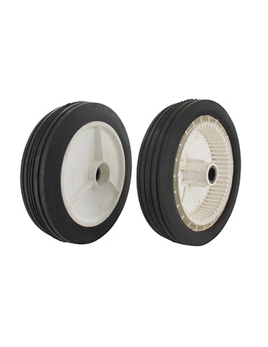 Roue sur roulement à bille adaptable pour TROMECA modèle tracté - Ø: ext: 180mm, alésage: 15mm ,Remplace origine: 19022