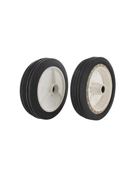 Roue sur roulement à bille adaptable pour TROMECA modèle tracté - Ø: ext: 180mm, alésage: 15mm ,Remplace origine: 19022