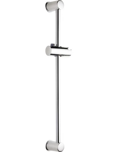 Barre de douche diamêtre 19mm chromé et curseur - ODYSSEA