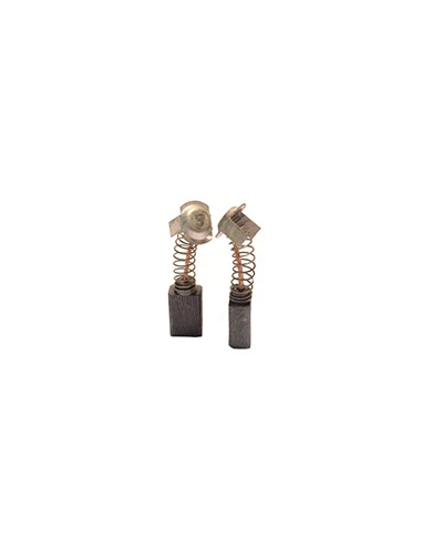 Jeu de 2 charbons adaptable pour HITACHI, DIAMOND. Dimensions: 7 x 11 x 17mm.
