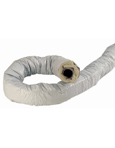 Conduit 3 mêtres Souple PVC D.160 Flexibilité et étanchéité pour ventilation - Atlantic