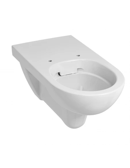 Cuvette WC suspendue Renova Comfort, rallongée PMR Rimfree, 70cm, Blanc - Geberit