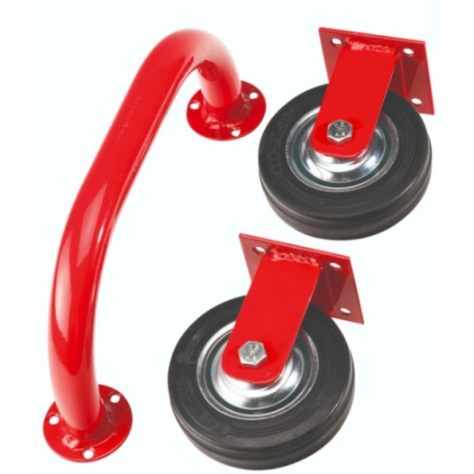 kit roues + poignee p/ table