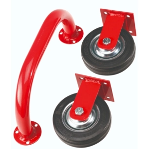 kit roues + poignee p/ table