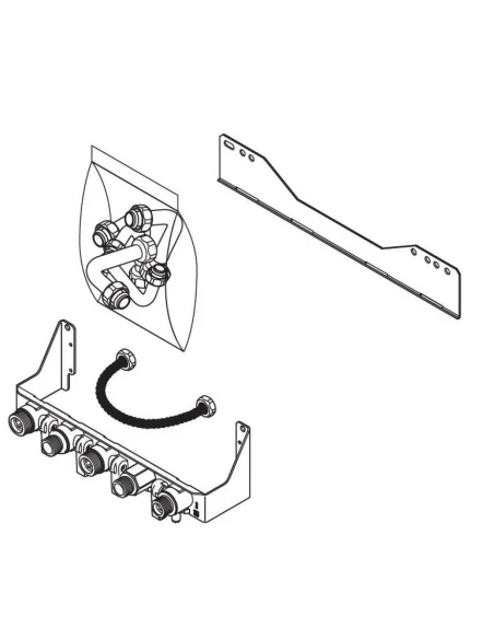 plaque raccordement 0010040212