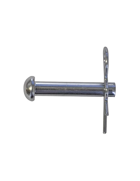 Axe d'attelage Ø12,7mm x 55mm pour accessoires autoportées. Se monte sur la majorité de la gamme TURFMASTER sauf les balais-rama