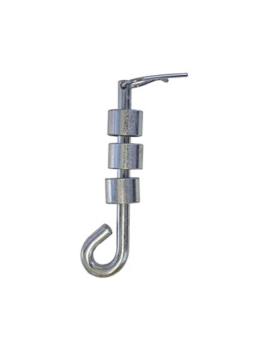 Axe d'attelage Ø9,9mm x 100mm pour balais TURFMASTER. Se monte sur les machines XBI SW380LT et XBI SW420LT