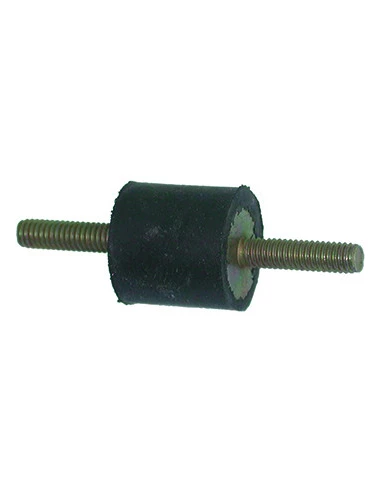 Silent bloc universel mâle/mâle - Ø: 15mm - Longueur: 15mm, Filet: M4 - Longueur filet: 10mm