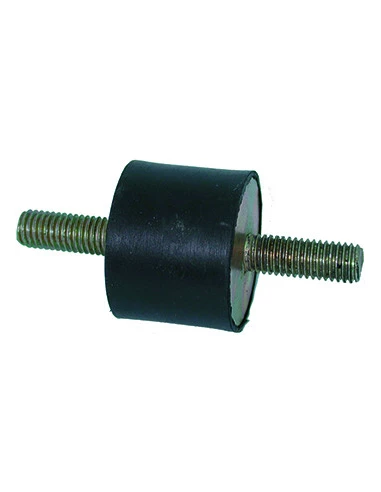 Silent bloc universel mâle/mâle - Ø: 40mm - Longueur: 30mm, Filet: M10 - Longueur filet: 23mm
